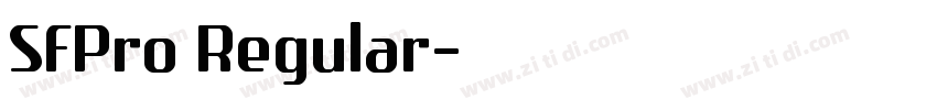 SFPro Regular字体转换